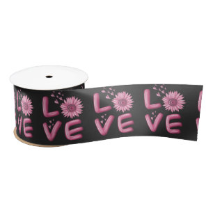 Love Pink Sunflower Lint