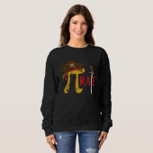 Love Pirate Pi Math Holiday Mathematics Pi Day Trui (Voorkant volledig)