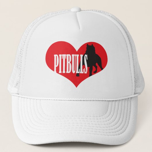 Love Pitbulls Trucker Pet (Voorkant)
