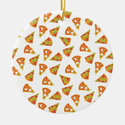 Love Pizza Keramisch Ornament (Voorkant)