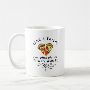 Love Pizza Personalized Koffiemok