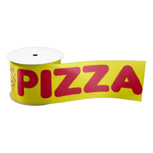 Love Pizza Red en Yellow Hearts Junk Food Lint