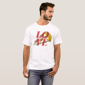 Love Pizza T-shirt (Voorkant volledig)