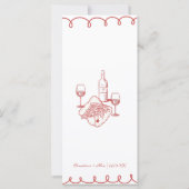 Love & Pizza | Whimsical Menu (Achterkant)