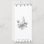 Love & Pizza | Whimsical  Menu (Dos)