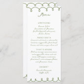 Love & Pizza | Whimsical Menu (Devant / Derrière)