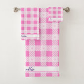Love Plaid Collection rose moderne (En situation)