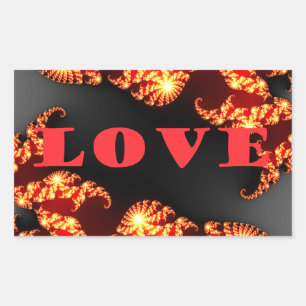Love.png Rechthoekige Sticker