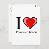 Love Pompano Beach Briefkaart (Voorkant / Achterkant)