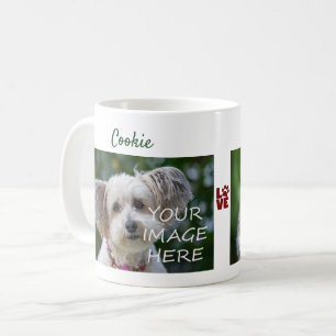 LOVE Poot Hond Kat Foto's Namen Modern Mooi Nieuw Koffiemok