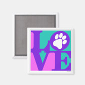 LOVE poot print magneet (Voorkant / Achterkant)