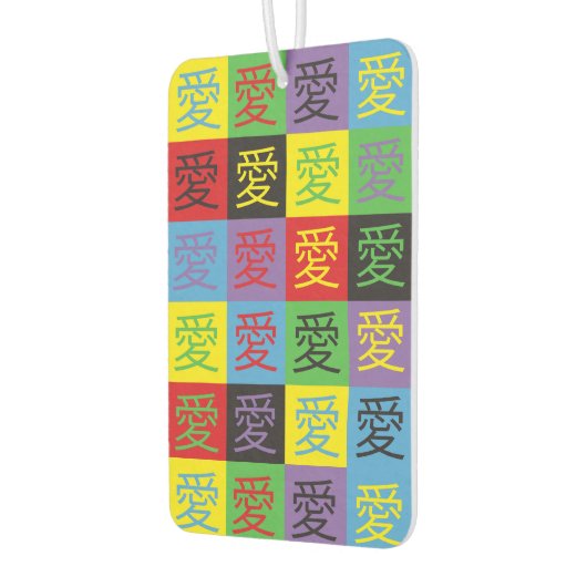 Love Pop Art Luchtverfrisser (Links)