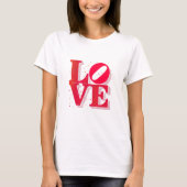 LOVE Pop Art – Retro Valentine’s T-Shirt (Devant)