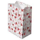 Love Pop Retro Valentijns Medium Cadeauzakje (Achterkant Gekanteld)