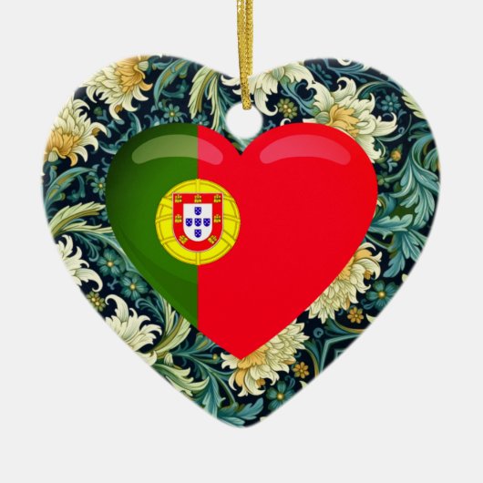 Love Portugal Keramisch Ornament (Voorkant)