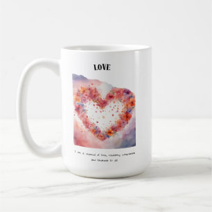 Love Positive Affirmation Kaart Koffiemok