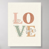 LOVE Poster | Quote Poster | Love Image |  (Devant)