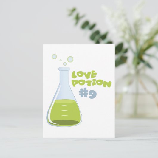 Love Potion #9 Briefkaart (Staand voorkant)