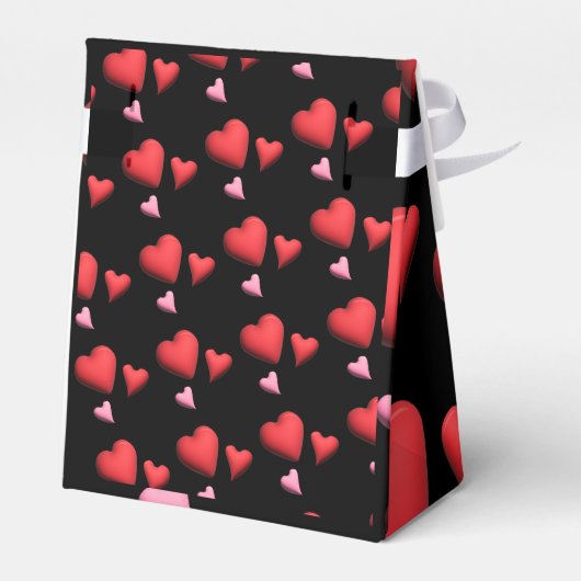 "Love Potion #9" met harten Bedankdoosjes (Achterkant)