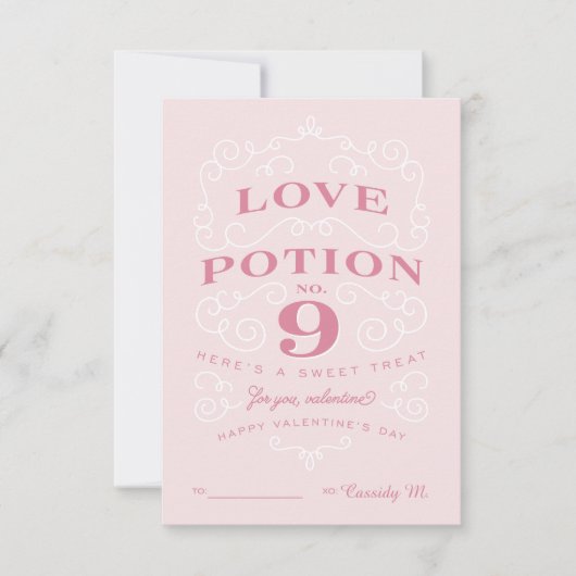 Love Potion Carte Saint Valentin (Devant)