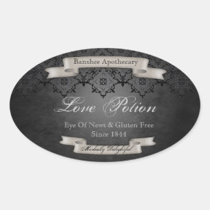  Love Potion Halloween Fles Stickers