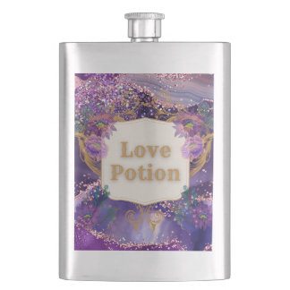 Love potion paarse patroonkunst van Renee Lavoie Flacon
