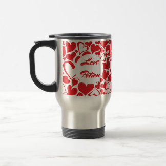 Love Potion red passion hartpatroon Reisbeker