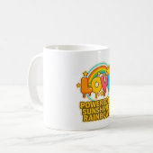 🌞🌈 “Love – Powered by Sunshine & Rainbows” Mug  (Devant gauche)