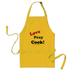 Love Pray Cook Christelijk Standaard Schort