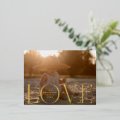 LOVE prettige feestdagen Moderne fotografie kerst (Staand Voorkant)