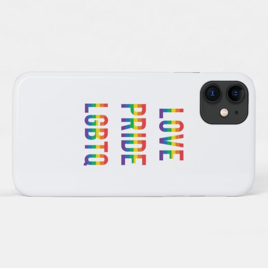 Love Pride LGBTQ Case-Mate iPhone Case (Achterkant (horizontaal))