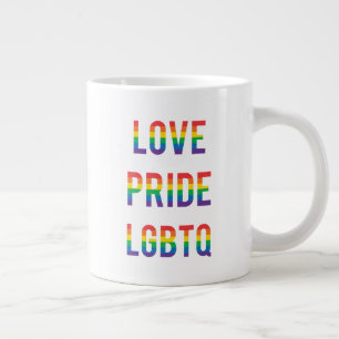 Love Pride LGBTQ Extra Grote Beker