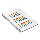 Love Pride LGBTQ Notitieboek (Rechterzijde)