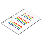 Love Pride LGBTQ Notitieboek (Linkerzijde)