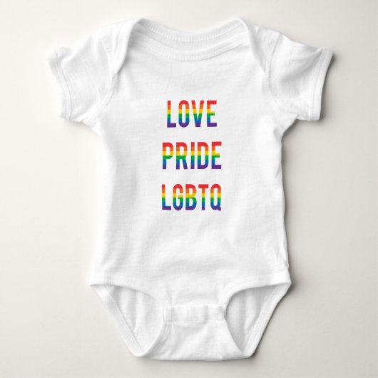 Love Pride LGBTQ Romper (Voorkant)