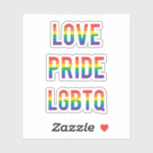 Love Pride LGBTQ Sticker (Vel)