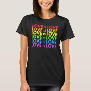 Love Pride March Rainbow Lgbt Equality T-shirt