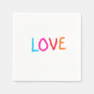 Love Pride regenboog waterverf LGBTQ June Modern Servet