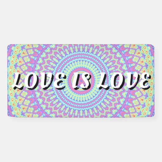 Love Pride Spandoek (Horizontaal)