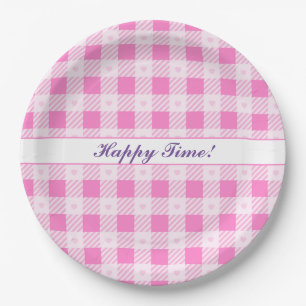 Love Pset Modern Roze Collectie Papieren Bordje