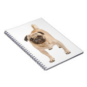 Love Pug Puppy Dog Notebook/Journal Notitieboek (Rechterzijde)
