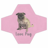 Love Pug Voetbal (Enkel)