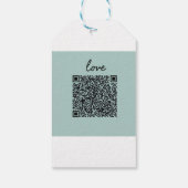Love QR-code Cadeaulabel (Achterkant)