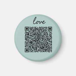 Love QR-code Magneet