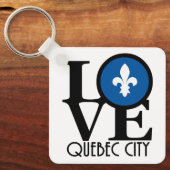 LOVE Quebec City Sleutelhanger (Voorkant)