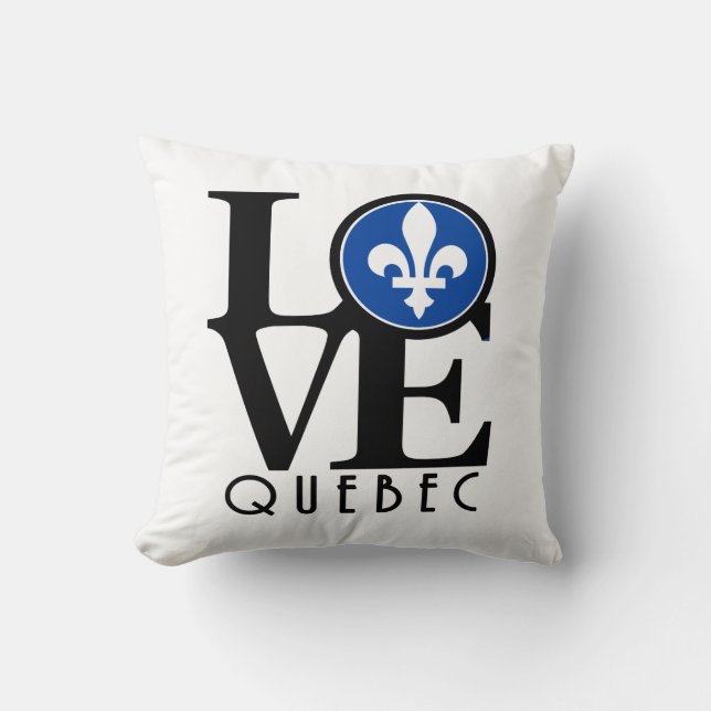 LOVE Quebec Kussen (Voorkant)