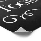 Love quote art tableau noir imprimé Valentine's da (Coin)