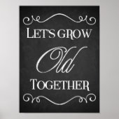 Love quote art tableau noir imprimé Valentine's da (Devant)