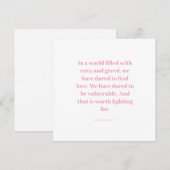 Love quote save the date (Voorkant / Achterkant)