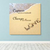 Love Quote Stretched Canvas Print (Insitu (Houten vloer))